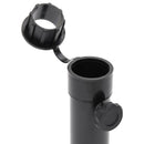 parasolholder til Ø38/48 mm stang stål matsort