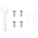 parasolholder til Ø38/48 mm stang stål matsort