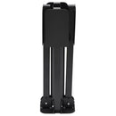 foldbar parasolholder til Ø38/48 mm stang stål blank sort