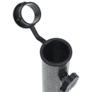 parasolholdere 2 stk. med jordspyd 9x35 cm galvaniseret stål
