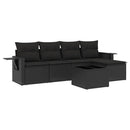 Skab din egen oase i haven med dette stilrene og komfortable sofasæt i 6 dele.