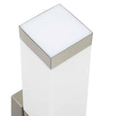 Udendørs væglampe 2 pcs Sølv 10.5 x 6 x 33 cm