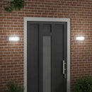 Udendørs væglampe 2 pcs Sølv 32 x 10 x 10 cm