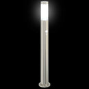 pullertlampe med sensor 80 cm rustfrit stål IP44