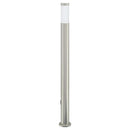 pullertlampe med sensor og stikkontakt 110 cm rustfrit stål IP44