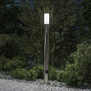 pullertlampe med sensor og stikkontakt 110 cm rustfrit stål IP44