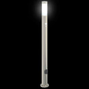 pullertlamper med sensor og stikkontakt 3 stk. 110 cm rustfrit stål IP44
