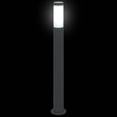 pullertlampe 80 cm rustfrit stål IP44
