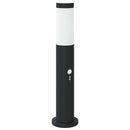 pullertlampe med sensor 50 cm rustfrit stål IP44