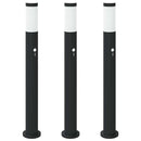 pullertlamper med sensor 3 stk. 80 cm rustfrit stål IP44