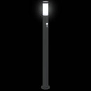 pullertlampe med sensor 110 cm rustfrit stål IP44