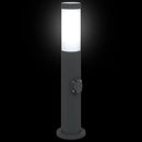 pullertlamper med stikkontakt 3 stk. 50 cm rustfrit stål IP44
