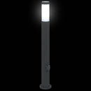 pullertlamper med stikkontakt 3 stk. 80 cm rustfrit stål IP44