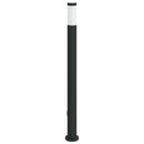 pullertlampe med stikkontakt 110 cm rustfrit stål IP44