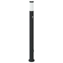 pullertlamper med sensor og stikkontakt 3 stk. 110 cm rustfrit stål IP44