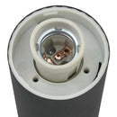pullertlamper med sensor og stikkontakt 3 stk. 110 cm rustfrit stål IP44