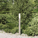 pullertlampe 80 cm rustfrit stål IP44
