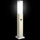 pullertlampe med sensor 50 cm rustfrit stål IP44