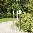 pullertlamper med stikkontakt 3 stk. 80 cm rustfrit stål IP44