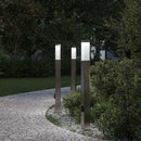 pullertlamper med stikkontakt 3 stk. 80 cm rustfrit stål IP44