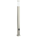 pullertlamper med stikkontakt 3 stk. 110 cm rustfrit stål IP44