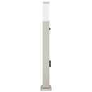 pullertlampe med sensor og stikkontakt 80 cm rustfrit stål IP44