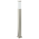 pullertlampe med sensor og stikkontakt 80 cm rustfrit stål IP44