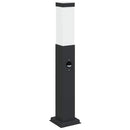 pullertlampe med sensor 50 cm sort IP44