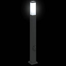 pullertlampe med stikkontakt 80 cm sort IP44