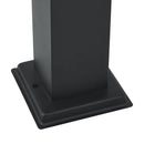 pullertlampe med stikkontakt 80 cm sort IP44