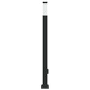 pullertlampe med stikkontakt 110 cm sort IP44
