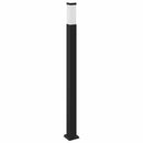 pullertlampe med stikkontakt 110 cm sort IP44