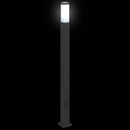 pullertlampe med stikkontakt 110 cm sort IP44