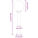 pullertlampe 80 cm rustfrit stål IP44