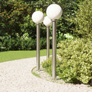 pullertlamper 3 stk. 120 cm rustfrit stål IP44