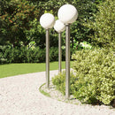 pullertlamper med sensor 3 stk. 120 cm rustfrit stål IP44
