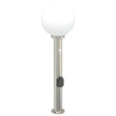 pullertlampe med sensor og stikkontakt 80 cm rustfrit stål IP44