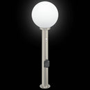 pullertlamper med sensor og stikkontakt 3 stk. 80 cm rustfrit stål IP44