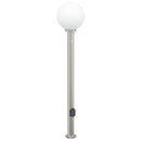 pullertlampe med sensor og stikkontakt 120 cm rustfrit stål IP44