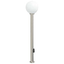 pullertlampe med sensor og stikkontakt 120 cm rustfrit stål IP44