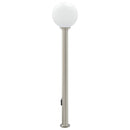 pullertlampe med sensor og stikkontakt 120 cm rustfrit stål IP44