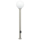 pullertlamper med sensor og stikkontakt 3 stk. 120 cm rustfrit stål IP44