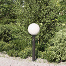 pullertlampe med sensor 80 cm sort IP44