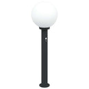 pullertlamper med sensor 3 stk. 80 cm sort IP44