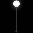 pullertlamper med sensor 3 stk. 120 cm sort IP44
