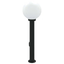 pullertlampe med stikkontakt 80 cm sort IP44