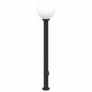 pullertlampe med stikkontakt 120 cm sort IP44