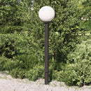 pullertlampe med stikkontakt 120 cm sort IP44