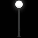 pullertlampe med stikkontakt 120 cm sort IP44