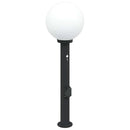 pullertlampe med sensor og stikkontakt 80 cm sort IP44